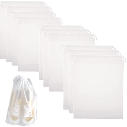 10 stk. rejsetasker til opbevaring, multifunktionel, pladsbesparende opbevaringspose med snøre til sko, legetøj