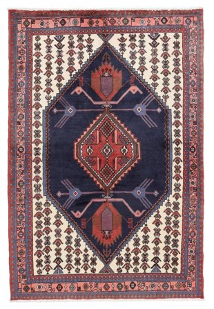 Handgeknüpft Persischer Hamadan Fine Teppich 134X198