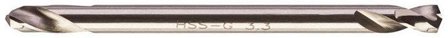 Milwaukee HSS G Metallborr dubbelsidig 3,3 mm, 10-pack, Maskintillbehör & förbrukning