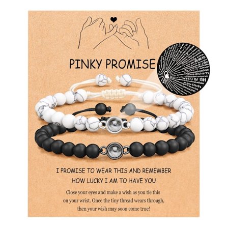 Kort jeg elsker deg 100 språk armbånd jubileum bursdagsgave til ham, h