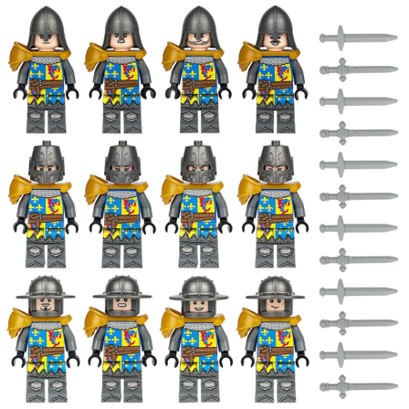 Knights Warrior Soldier -minihahmo Rakennuspalikat Lasten set K