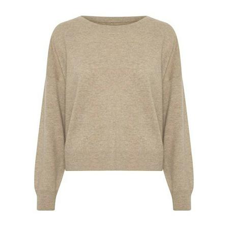 Part Two, Round-neck Knitwear Beige, Dames, Maat:XL