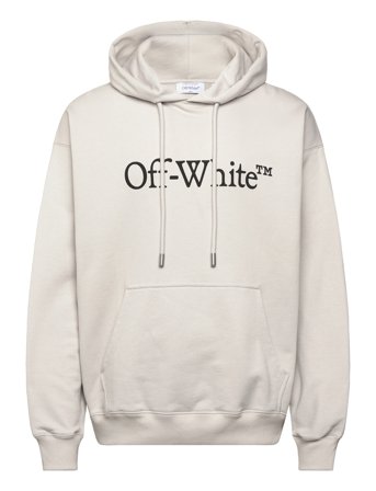 Off-White Big Bookish Skate Hoodie - Cream - XL