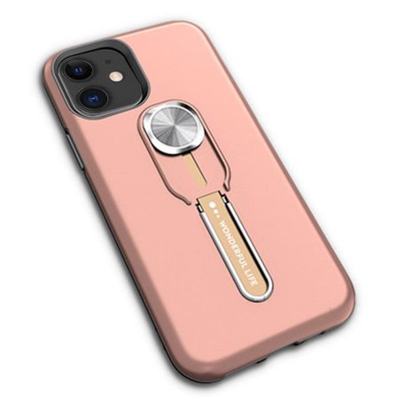 iPhone 12 - Exklusivt Stötdämpande Skal med Hållare