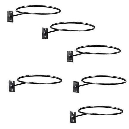 6-pakning veggmontert ballholder balloppbevaring ballstativ ballholder for basketball fotball volleyball