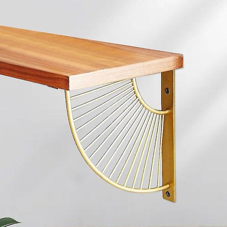 Veggmontert dekorasjonssektor brakett i metall, kompatibel