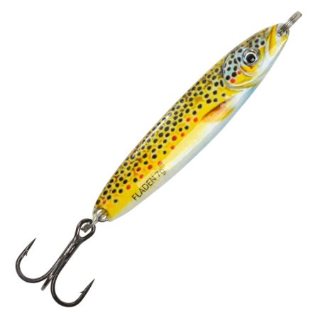 Fladen HoloTwist spoon 12g Brown Trout Realistic