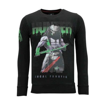 Local Fanatic Exklusiv - Predator Hunter - 11-6380Z svart, Herr Tröjor, Herr, Storlek: 2XL