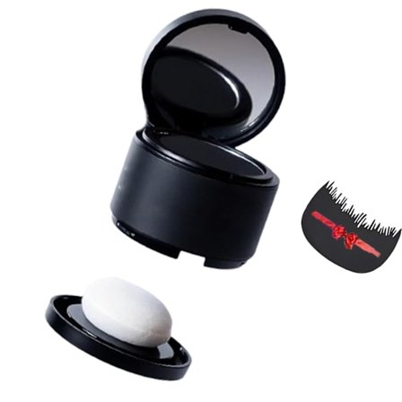 2025 Seneste Model Lefron Hårfyldningspudder, Strandee Øjeblikkelig Hårgrænseløsning Pudder, Hårdækning, Grå Hårdækning, Rodretouch