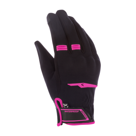Bering Borneo EVO Motorcycle Gloves Black/Fuchsia L