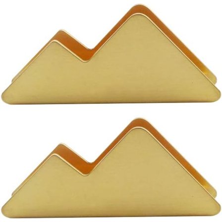 Visitkortshållare i metall för skrivbord, visitkortsställ i mässing för