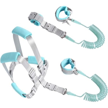 Säkerhetsbälte för barn, 2 i 1 barnsäkerhetsarmband, ch