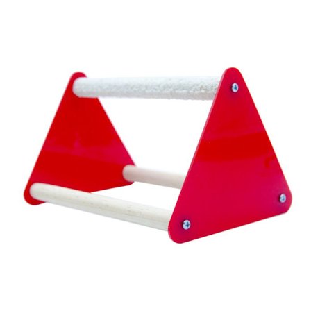 Parrot Perch Plast Bars Parrot Training Stand med Scrub Stick Lätt att installera