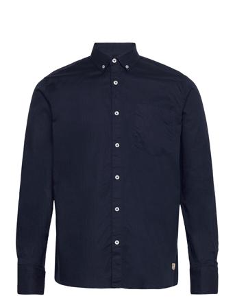 Shirt Héritage Skjorte Uformell Marineblå Armor Lux*Betinget Tilbud