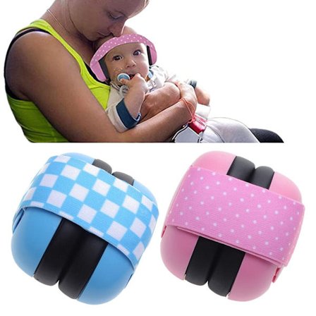 Barn Barn Baby Vikbara hörselskydd Noise Reduction Protectors Justerbara