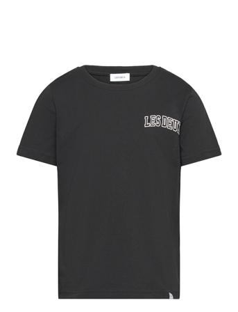 Blake T-Shirt Kids Tops T-shirts Black Les Deux
