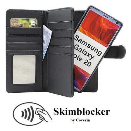 Skimblocker Galaxy Note 20 5G XL Magnet Plånboksfodral