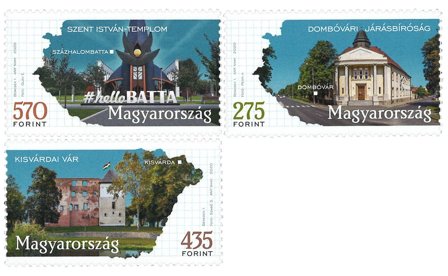 Ungarn - Regioner 2020 - Postfrisk sæt 3v
