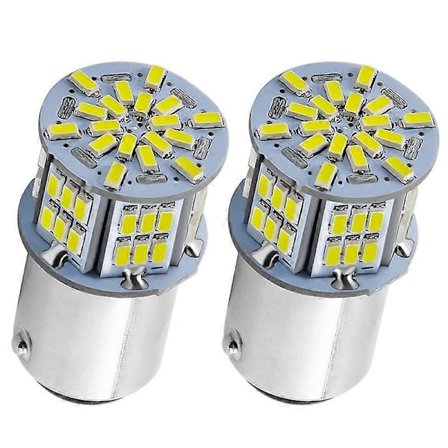 1157 LED-lampa Vit 54SMD 1080 Lumen, 7528 2357 2057 LED-lampor för Broms Bakre Parkeringsljus [DB]