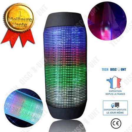 Bärbar Bluetooth-högtalare - TD - Flerfärgad - Stereo 360° - Kraftfull subwoofer - 1200mAh