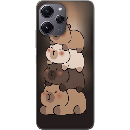 Kompatibelt Mobilskal till Xiaomi Xiaomi Redmi 12 Capybara Kawaii Gullig Djur Figur