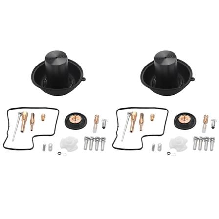 2 sett for Honda Steed 600 Shadow Vlx600 Vlx 600 Vt600 C Forgasser Reparasjonssett Membranventilpakning-WELLNGS