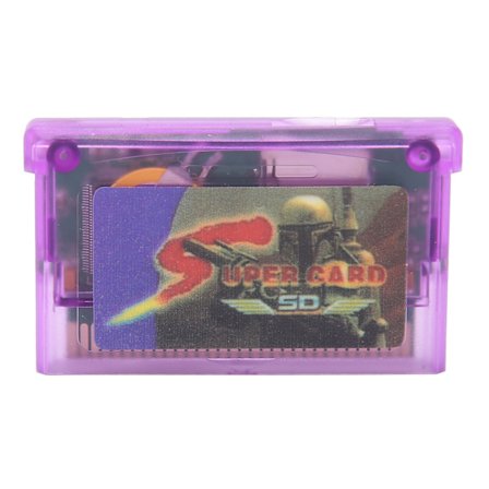 GBA SP GBM Minneskort Spelkassett Mini Super Card Support
