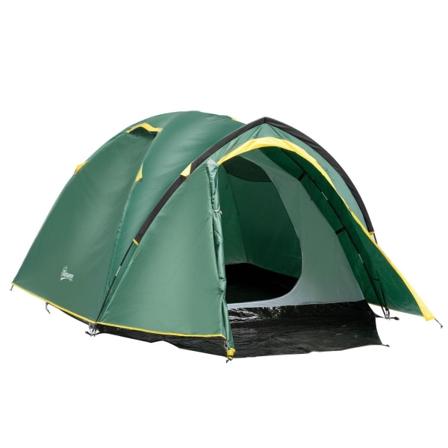 Rootz Campingtelt - Grøn, Gul - Polyester, Pe, Glasfiber - 127,95 cm x 72,04 cm x 51,18 cm