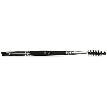 Duo Brow Brush Grooming Tool, 2-i-1 Vinklet Øjenbryn børste med Spoolie, For Naturligt udseende Bryn