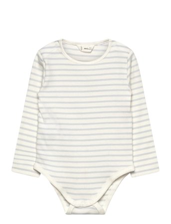 Mango | Cotton Striped Baby Bodysuit | 12-18M