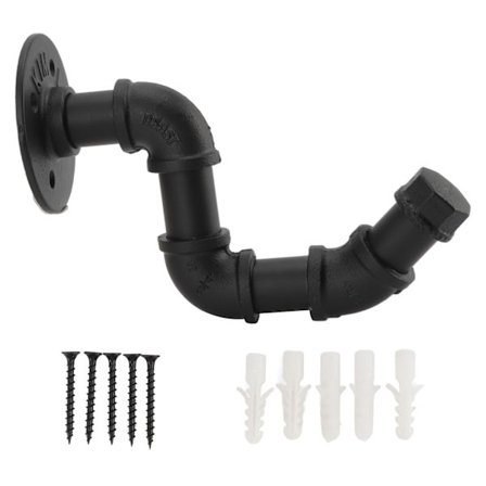 Hængende tøjstativ Retro vandrør design jern vægmonteret tøjstativ til hjemmet butik