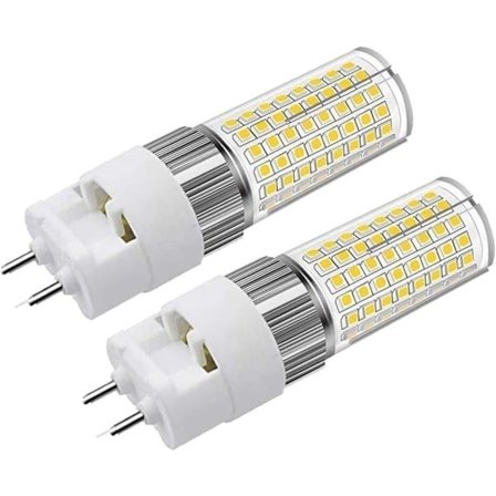 G12 16W Varmhvit LED-pære, Bi-Pin Maispære (150W Halogen/Glødepære Ekvivalent), 3000K 1600 Lumen Spotlight, 2-pakning