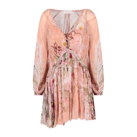 Zimmermann, Short Dresses Różowy, Kobieta, Rozmiar: S