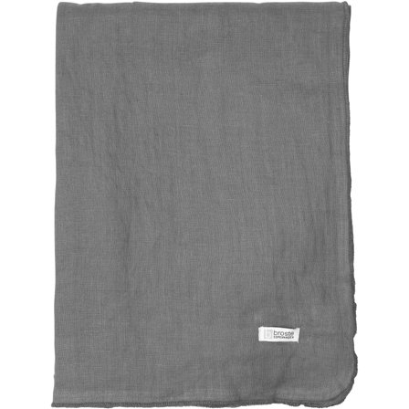 Broste Linduk 'Gracie Dark Shadow', 160X300cm' - 'Grå