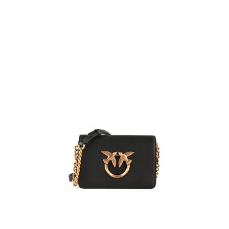 Pinko Shoulder Tass 1p22TJ_Y5H7-Z99Q , Zwart , Dames , Maat: ONE Size Schoudertassen