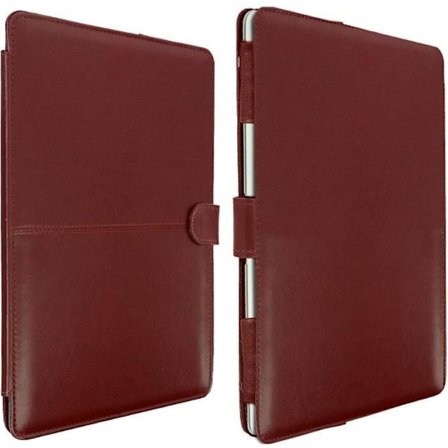 Hus till MacBook Air 13,3'' - AVIZAR - Plånboksfodral - Brunt Läder - Vintage - Magnetisk