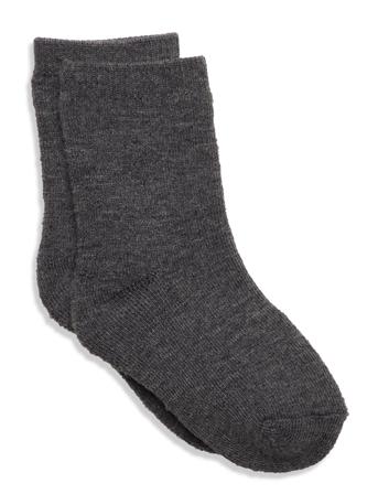 Nmmwaksi Wool Terry Sock Xxii Socks & Tights Socks Grå Name It