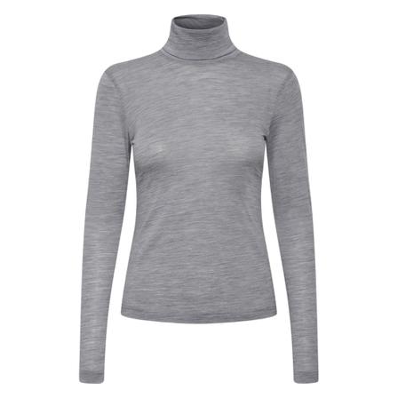 Gestuz, Sivida GZ wool rollneck Grijs, Dames, Maat:XL