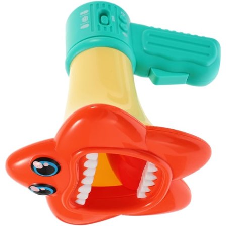 #Legetøjsforstærker, legetøj til børn, stemmeforvrænger med håndtag#