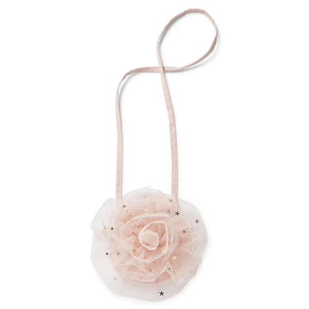 Barn Tjej Paljetter Axelväska Handväska Blomsterväska Et(Rosa)