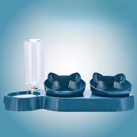 Katt mat skål husdjur automat matare vatten automat hund katt mat behållare dricka disk