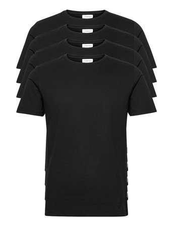 Lindbergh 4Pk Basic Tee S/S - Black - L