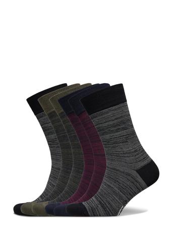 Socks 6-P, 6 Pc/Pack Underwear Socks Regular Socks Sininen TOPECO