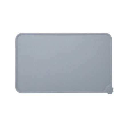 Fodermatta för husdjur med läppar för att förhindra spill Silikon Hundunderlägg Tvättbar bricka