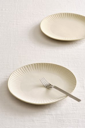 Jotex - Tallerken 2-pakke ø 27 Cm Lys beige - ALVIA - Kjøp Tallerkener hos Jotex