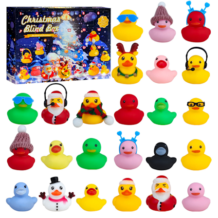 Gos- Children's Christmas Blind Box Toys Vinyl Duck Little Yellow Duck Christmas Gifts 2