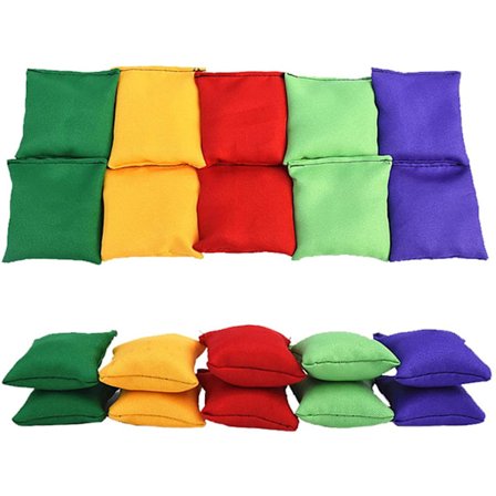 10 Pakk Bean Bags Leke, Nylon Bean Bags, Bean Bags for Kids, ZQKLA