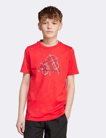 adidas Sportswear J Tech Table T - Red - 152