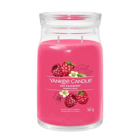 Yankee Candle Signature Jar Candles Red Raspberry 567g - Candela Profumata
