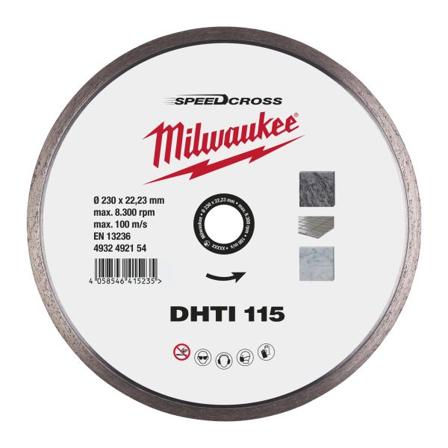 Milwaukee SPEEDCROSS DHTI 4932492154 Katkaisulaikka Ø115x22,23 mm, Koneiden tarvikkeet & käyttöosat